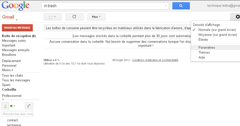 Gmail Tutoriel De Configuration De Votre Adresse De Messagerie